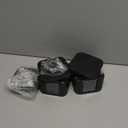 Rotating Coin Display Case Stand with 22 Foam Gaskets, Challenge Coin Holder Display and Coin Protector Sleeves Set for Coins Medallions, 360 Degree Rotatable Coin Boxes for Collectors (L-2)