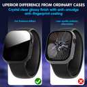 3-Pack Privacy Anti Spy Case for Apple Watch Series 10/11 46mm, Protective Face Cover with Anti-Peeping Tempered Glass Screen Protector, Ultra Thin Hard PC Bumper Cover for iwatch 46mm