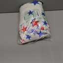 4th of July Throw Blanket, American Flag Blue and Red Stars Throw Blankets, Memorial Day Independence Day Patriotic Lightweight Soft Warm Cozy for All Season 40x50 inches