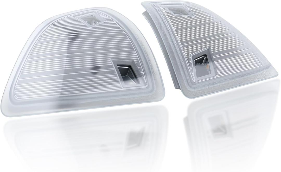 68302828AA 2Pack LED Side Mirror Turn Signal Lights Clear Lens Compatible with Dodge Ram 1500 2500 3500 4500 5500 2010-2018 Replaces 68302829AA