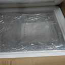 EVERFRONT Clear Acrylic Plastic Dog Playpen - Clear Dog Play Pen - Easy Assemble Acrylic Dog Playpen - Puppy Playpen, Cat Playpen, Small Animal Playpen, Dog Play Pen Indoors (White, 23.6 H, 8PCS)