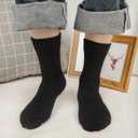 Loritta 5 Pairs Wool Socks for Women Stocking Stuffers Gifts Winter Warm Hiking Crew Boot Socks