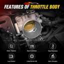 Throttle Body Fit For Toyota Camry 2007-2011 For Corolla Matrix 2009-2013 For Scion tC 2007-2010 For xB 2008-2015 For Lexus HS250h 2010-2012 (Only fit 2.4L L4 Engine)