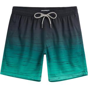 maamgic Mens Swim Trunks Quick Dry Swim Shorts with Mesh Lining Funny Swimwear Bathing Suits 7inch (Black, M)