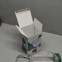 Salad Container with Side Opening Lid, Vertical Clear Plastic, Lightweight, Microwave and Dishwasher Safe, BPA Free, Green, for Meal Prep, Work, Gym, Office