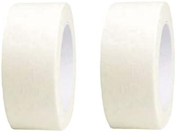 Baijixin 2 Inch Wide Masking Tape, General Purpose Beige White Painters Tape for Home, Office, School Stationery, DIY Art, Crafts, Labeling (2 Inch X 55 Yard，2 Rolls)