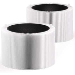 2 Pack Blue Pure 211i Max Filter Replacement Compatible with Blue Pure 211i Max Air Puri-fier, Activated Carbon Filters, Replacement Part #F2MAX
