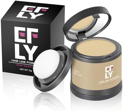 Root Touch Up Hair Color Powder For Concealing Hair Loss & Thinning, Gray Hair Shadow Powder Root Cover Up For Women & Men (Medium Blonde, 0.35 Ounce), Pack 2 Exp 6/7/27