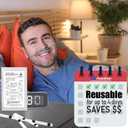 Acanthus - Nasal Cannula Holder - Adjustable Oxygen Tube Holder - Elastic Snap Button Design - Latex-Free - Ear Protection - Made in USA