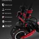 100/65-6.5 Off-Road Tubeless Tire for VSETT 11+/Zero 11X/Dualtron for 11 Inch Electric Scooter Accessories, Self Repairing Tires, Non-Slip Replacement Wheels for Scooter (2 pcs)