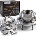 513288 Front/Rear Wheel Bearing Hub Assembly Pair, Fit for Chevy Equinox GMC Terrain 2010-2017, 13-15 Malibu, 14-17 Impala, for Buick LaCrosse, Regal, for Cadillac XTS, 5-Lugs, OE# 13504970