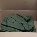 TUGUAN Car Seat Travel Bag for Airplane with Spinner Wheels, Infant Car Seat Bags for Air Travel with Hard Bottom, Padded Car Seat Backpack, Large Car Seat Storage Bag Airport Check, Green