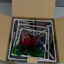 Set of 3 Christmas Lighted Gift Boxes, 60 LED Light Up Present Boxes for Christmas Decorations Indoor Outdoor Yard Xmas Tree Holiday Party Lawn Porch Home Decor (PVC)
