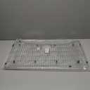 CTXBG2614 Sink Grid, Stainless Steel Bottom Grid 26-3/8" x 14-3/8" x 1-1/4" Single Sink Bowl Protector for Kitchen, Bathroom, Yard, Office, Basement, Garage