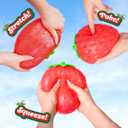 Squishy Extra Large Strawberry, Gag Gifts Funny Adult, Giant Stress Ball, Fidget Sensory Toy for Kids, ADHD Toys