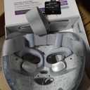 Shark CryoGlow LED Face Mask with Under-Eye Cooling, Anti-Ageing & Blemish Repair, Red & Blue LED, Infrared Light Therapy, USB-C, Remote Control, Storage Bag, Blue Frost, FW312