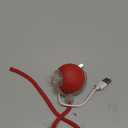 Chewie Viral 360 Smart Automatic Rolling Pet Ball - Interactive Dog & Cat Toy (Red)