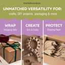 Kraft Brown Paper Roll 30" x 2,400" (200 ft) 100% Recyclable Craft Construction and Packing Paper for Use in Moving and Bulletin Board Backing
