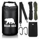 Set Bear Food Bag for Camping Ultralight Food Hanging System Includes Waterproof Bear Bag, Nylon Ropes, Hooks for Camping Backpacking