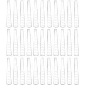 50pcs Tweezer Tip Covers: Clear Tweezer Point Protectors Cap - Makeup Beauty Supplies, General Size