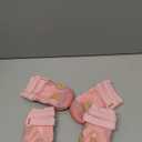 QUMY Dog Shoes for Large Dogs, Medium Dog Boots & Paw Protectors for Winter Snowy Day, Summer Hot Pavement, Water-Resistant in Rainy Weather, Outdoor Walking, Indoor Hardfloors Skid-Resistant Sole (Size 4: 2.2''x2.6''(W*L) (Pack of 4))