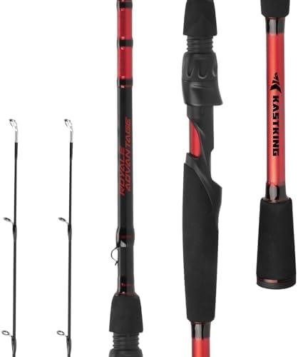 KastKing Royale Advantage Fishing Rod, Spinning Rod & Casting Rod, IM6 Graphite Blanks, 2-Pieces Rods with Extra Tip Section,KastFlex Technology, Power Transition System, EVA Handle