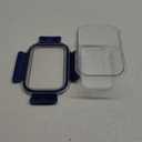 Food Storage Container Blue 8"x6"x4"
