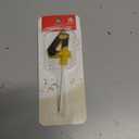 Black Yellow Birthday Candle 4, Bat Cake Topper for Themed Birthday Party Decorations, Boys Girls Birthday Party Supplies (Number 4)