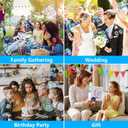 Bubble Machine for Kids Toddlers, 90 360 Rotatable Automatic Bubble Blower 4000+ Bubbles/Min, Bubble Maker for 3 4 5 6 7 8 Year Old, Easter Christmas Birthday Outdoor Wedding Party Gifts