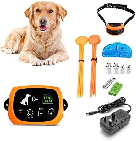 Amazon.com: Wireless Dog Fence & Electric Training Collar 2-in-1,Boundary Containment System for Stubborn Dog,with Shock/Tone Correction Waterproof Collar,Adjustable Range Up to 1640 Feet,Harmless,for All Dogs,fo : Pet Supplies