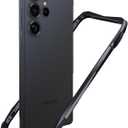 for Samsung Galaxy S26 Plus Bumper Metal Frame Case, Slim Frameless Backless Fast Heat Dissipation, 4 Corner Shockproof Protection Phone Cover Case for Galaxy S26+ (Black)