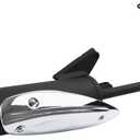 Mokuo GY6 50cc Exhaust Muffler Assembly Made of Heavy Iron Material Compatible with Chinese GY6 50cc 4-stroke Engine Scooter Mopeds Taotao ATM50