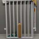 Babelio No Bottom Bar Baby/Dog Gate for Stairs, 28" H, 27.5-40.6" W, White