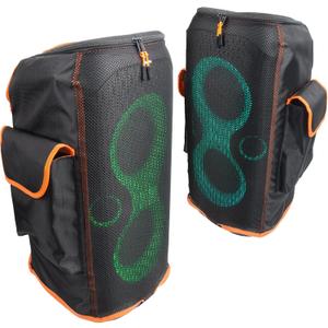 Protective Cover for PartyBox 110 Speaker Double-Layer Shield, Scratch-Resistant, Dust proof Shell, Custom Fit Speaker Jacket, Breathable Mesh Sleeve, w/2 Storage Pockets (partybox 110)