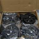 6 Inch Caster Wheels Heavy Duty Casters with Brake, Casters Set of 4 Loading 3000 Lbs, Locking Industrial Swivel Top Plate Casters Wheels for Furniture and Workbench Cart(Two Hardware Kits Included)