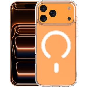 CPHUSA Protective Case Compatible for iPhone 17 Pro | TPU + Acrylic Hybrid | Military-Grade Drop Protection | Shock Absorption | Slim Profile | Textured Grip | Wireless Charging | Clear