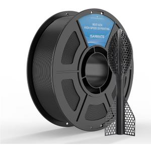 iSANMATE TPU Filament 1.75mm 95A Black, 1kg/2.2lbs TPU High Speed Flexible 3D Printer Filament for FDM 3D Printers,Dimensional Accuracy +/- 0.03mm, 50-200mm/s