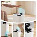 Cesun Motion Sensor Trash Can, 5 Gallon Automatic Bathroom Garbage Can with Lid, Touchless Smart Plastic Slim Wastebasket for Bathroom, Office, rv, Bedroom, Living Room, White