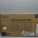 Cideny 32" Extra Tall Free Standing Dog Gate Indoor, Foldable Pet Gate