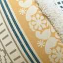 Lumber Boho Throw Pillow Cover for Couch Sofa - Cotton Hand-Woven Tufted Moroccan Decorative Pillowcase with Tassels for Farmhouse Living Room Bedroom Car Hotel - Yellow 12 x 20 Inches