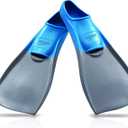 Speedo Unisex-Adult Swim Training Fins Rubber Long Blade, Y3-4