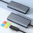 New Microsoft Surface Dock, 11-in-1 Microsoft Surface Docking Station 4K@60HZ HDMI, Surface Travel Hub for Surface Pro 11/ 10/ 9/ 8/ X/ 7/ 6/ 5/ 4/ 3, Surface Laptop 6/ 5/ 4/ 3/ 2/ 1, Laptop Go 3/ 2/ 1, Surface Book