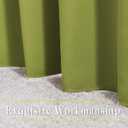 NICETOWN Bedroom Room Darkening Curtains and Drapes - Energy Smart Thermal Insulated Solid Grommet Room Darkening Draperies for Living Room (2 Panels, 66 inches x 72 inches, Fresh Green)
