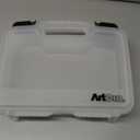 ArtBin 6977AB 12 inch Quick View Deep Base Carrying Case, Portable Art & Craft Organizer with Handle, [1] Plastic Storage Case, Translucent