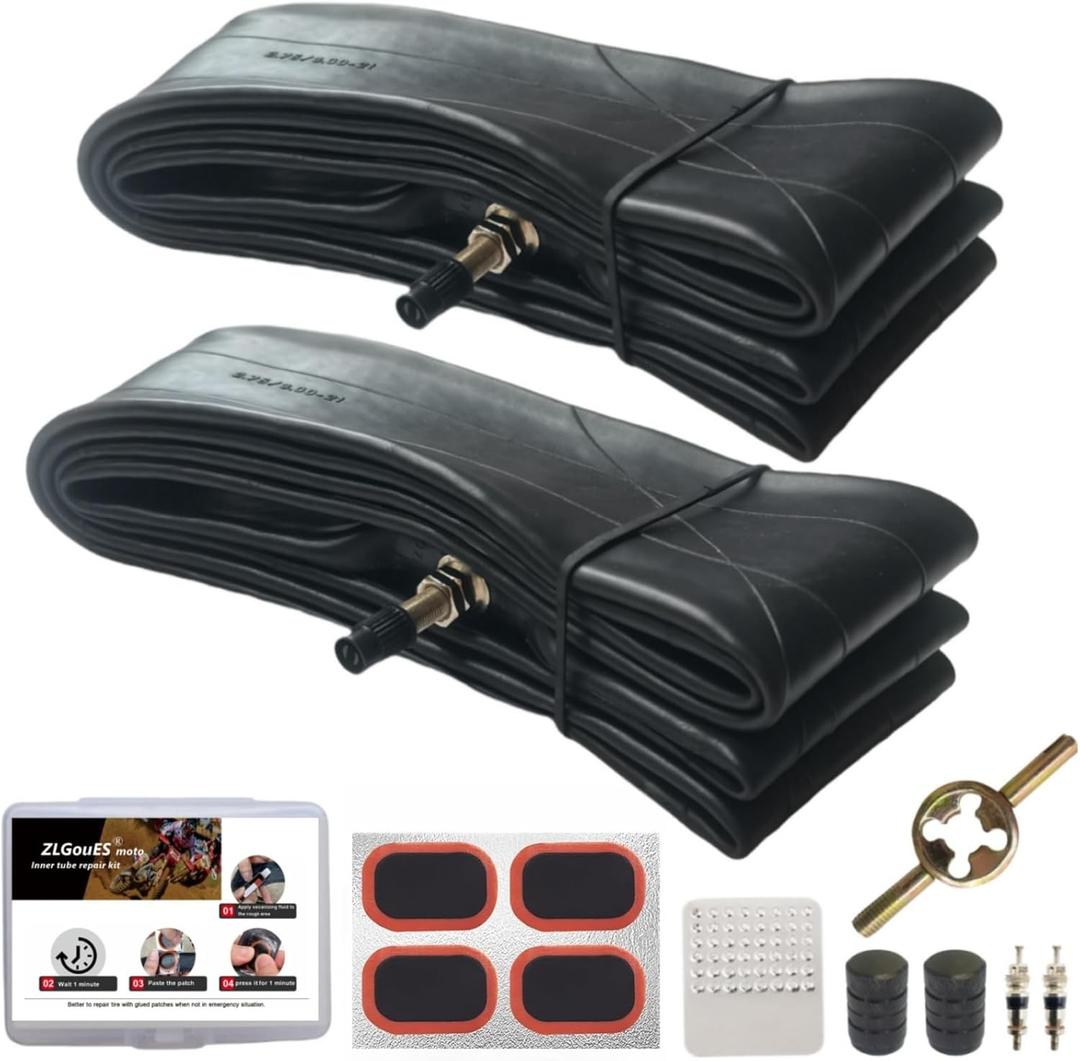 80/100-21 90/90-21 Dirt Bike Tube Motorcycle Tube 80/90-21 90/100-21 2.75/3.00-21 (300/325-21) for Klr 650/450 Mh90-21 Front Motorcycle Tire Tube-Heavy Duty-3mm Thick - TR4