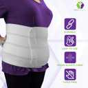MARS WELLNESS Premium Plus Size Bariatric Abdominal Binder - 12" 4 Section/Panel - Bariatric Binder Abdominal Brace for Men or Women - XL - Up to 45"