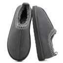 SMajong Women's Fuzzy Slippers Cozy Memory Foam House Shoes Winter Warm Loafer Slippers Indoor, Grey 39