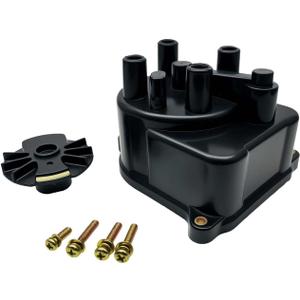 Ignition Distributor Cap and Rotor Kit Set 30102-P54-006 Compatible with 1998-2002 Accord 1992-2000 Civic 1994-1997 Civic del Sol 1997-2001 CR-V 1992-2001 Integra