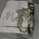 50 Pcs Wedding Gift Bags for Guests Bulk with Bow Ribbon Handles 6.2x7.2x2.5 Inch Wedding Favor Bag Thank You Gift Bags Bridesmaid Bags for Party Bridal Shower Valentine Birthday Supplies(Sage Green)