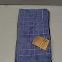 Homaxy 100% Cotton Terry Kitchen Towels(Navy+Grey+Black, 13 x 28 inches), Checkered Designed, Soft and Super Absorbent Dish Towels, 6 Pack